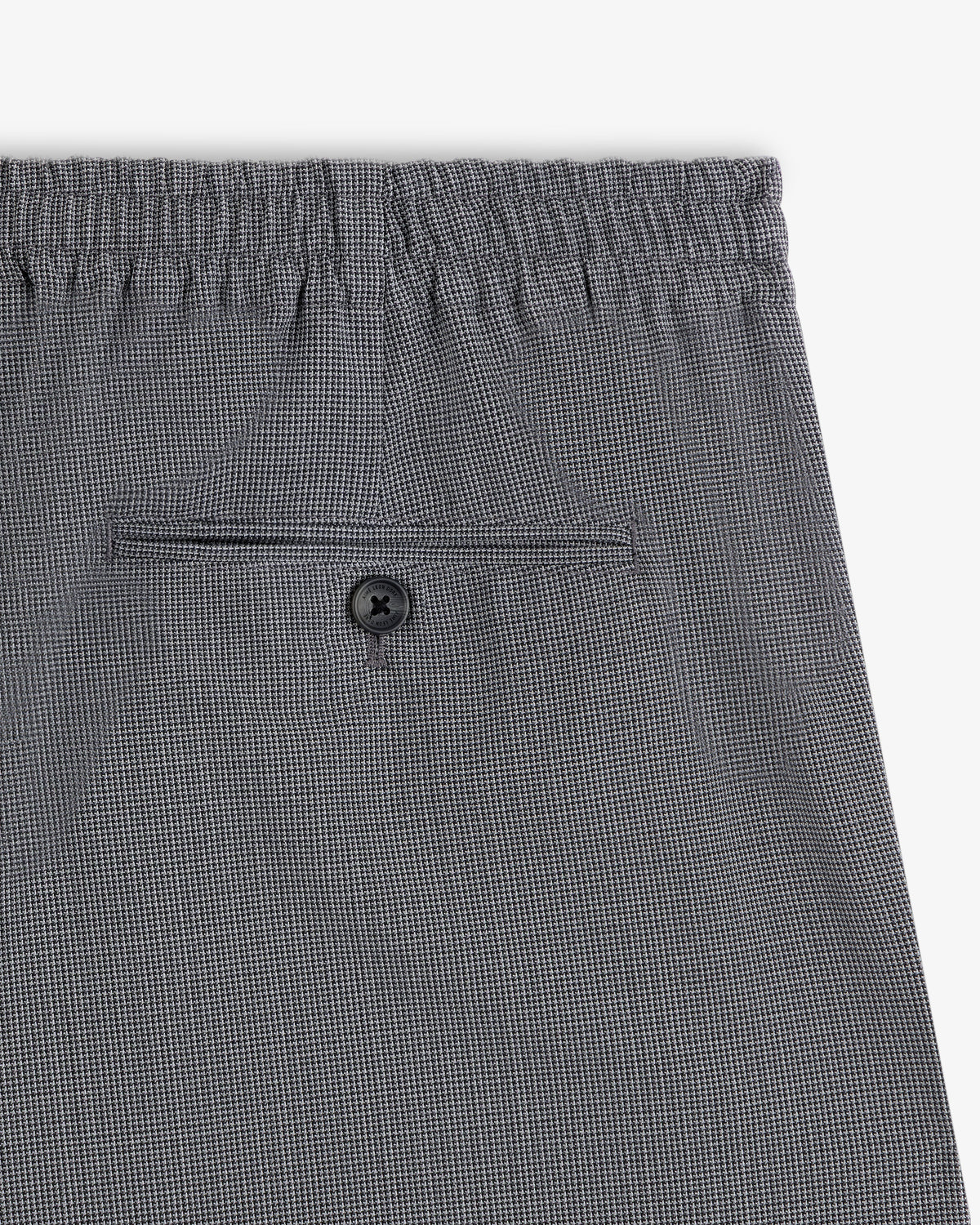 Aimé Leon Dore Trending - Houndstooth Elasticated Waist Trouser Grey houndstooth