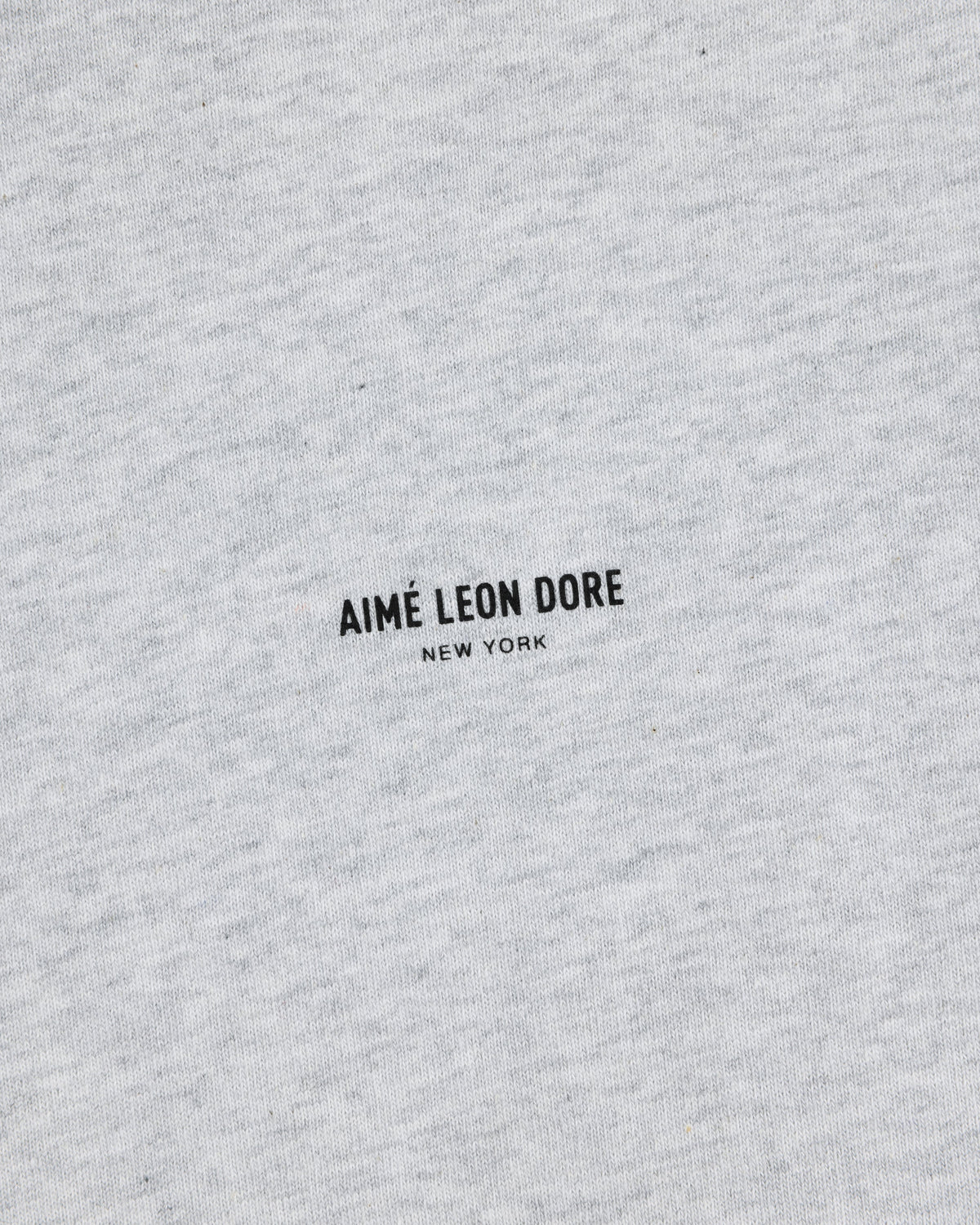 Aimé Leon Dore Popular - Long-Sleeve Micro Logo Tee Silver mix