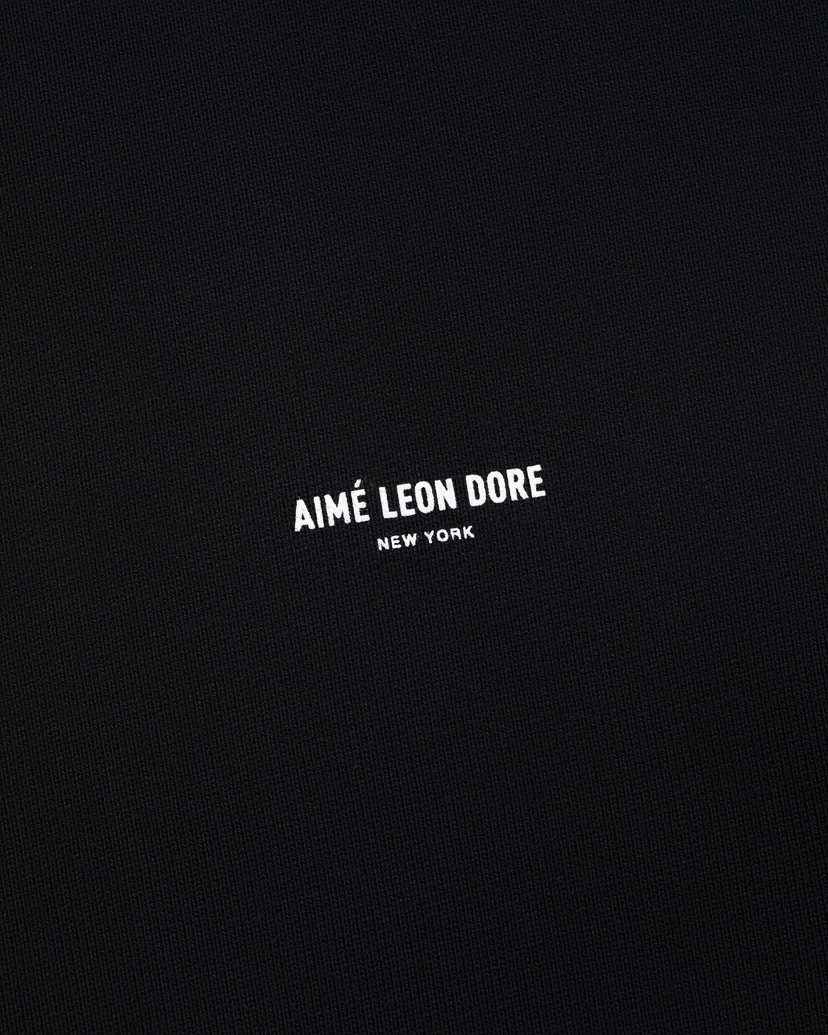 Aimé Leon Dore Best Seller - Micro Logo Hoodie Jet black