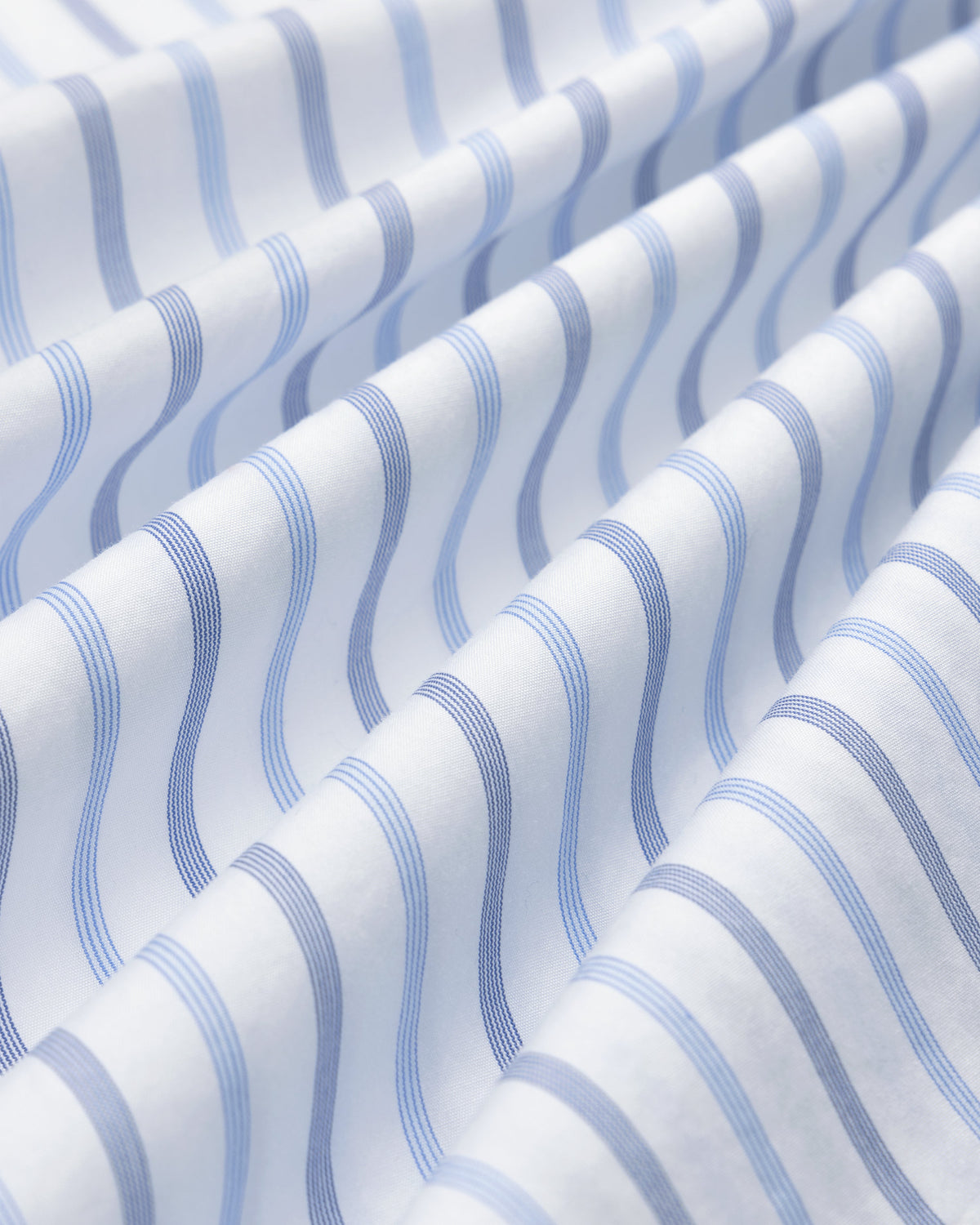 Aimé Leon Dore Discount - Poplin Casual Shirt Blue / navy stripe
