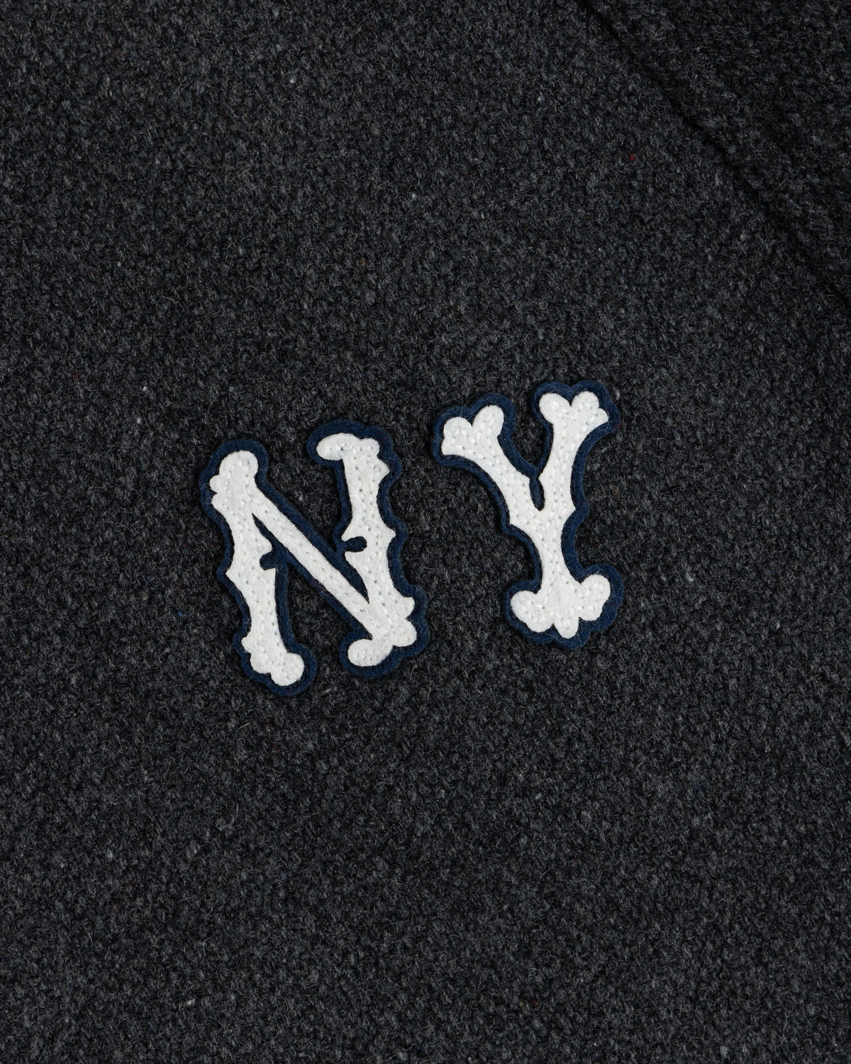 Aimé Leon Dore Value - NY Highlanders Wool Varsity Jacket Charcoal