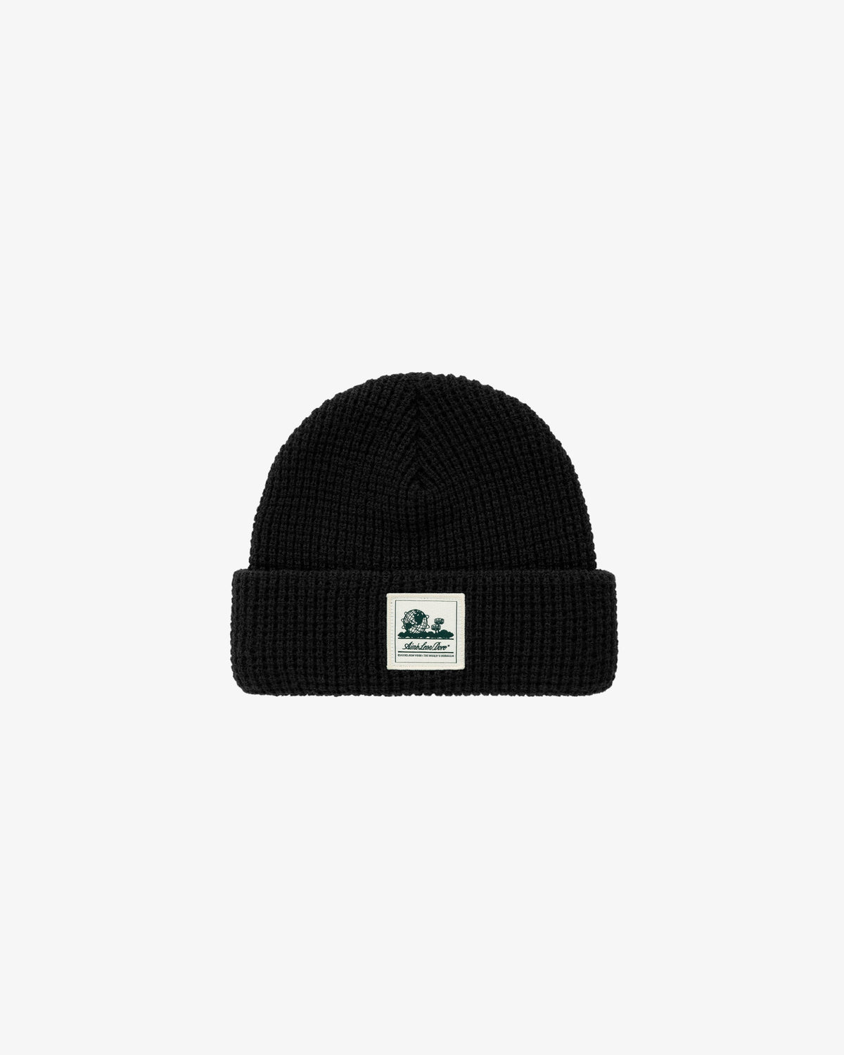Aimé Leon Dore Great Value - Waffle Knit Beanie Jet black