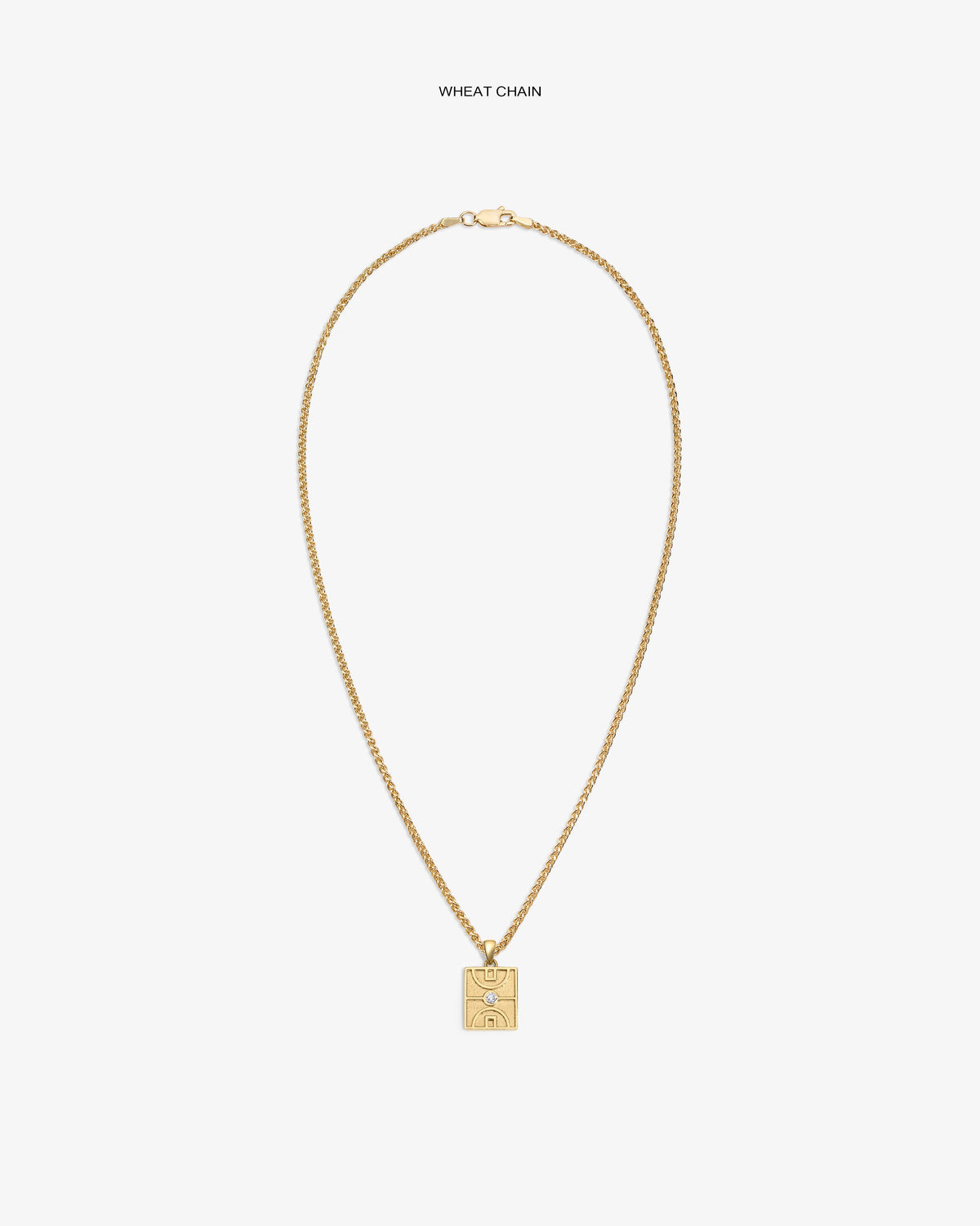 Aimé Leon Dore Everyday - 14Kt Gold Diamond Court Pendant Evening blue
