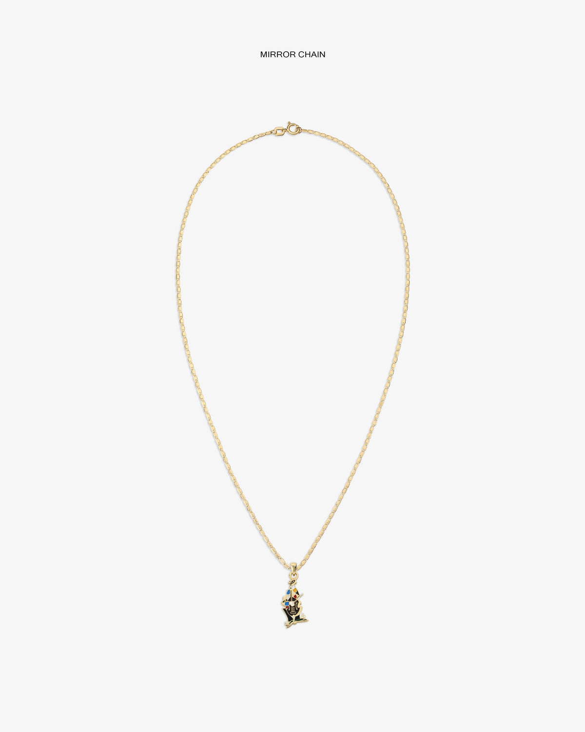 Aimé Leon Dore Premium - 14Kt Gold Musician Pendant Evening blue