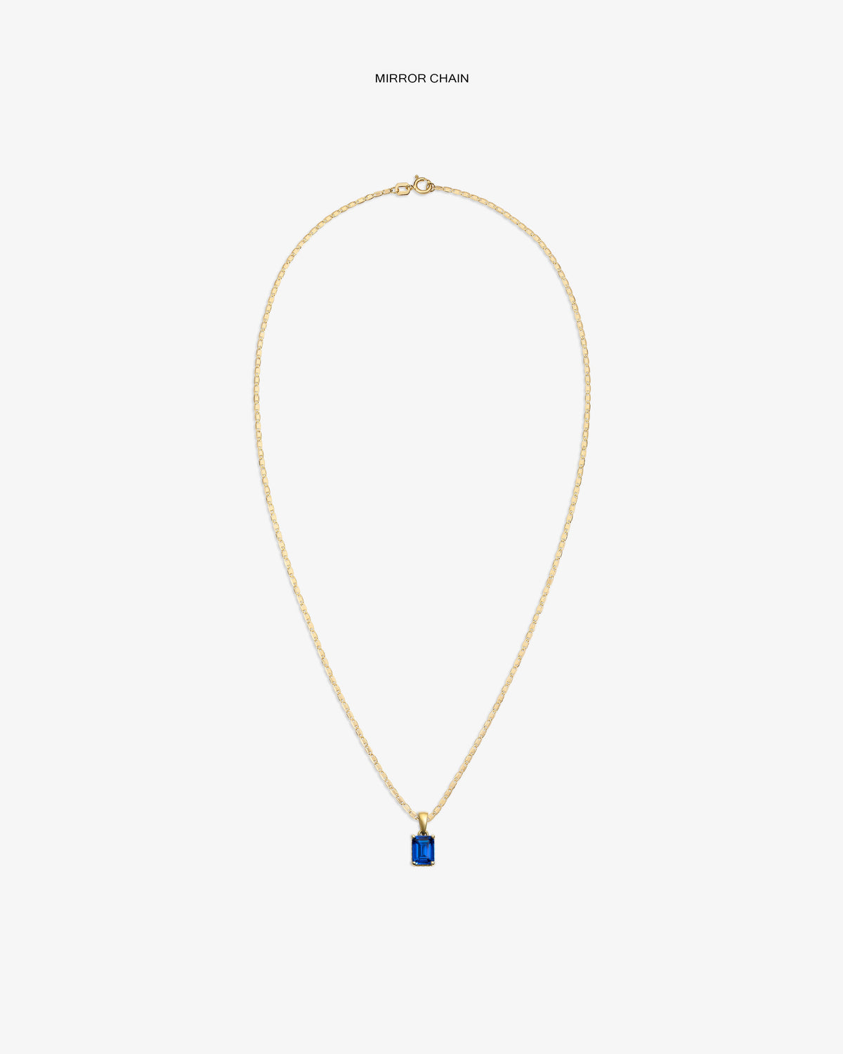 Aimé Leon Dore Special Offer - 14Kt Gold Gemstone Pendant Evening blue