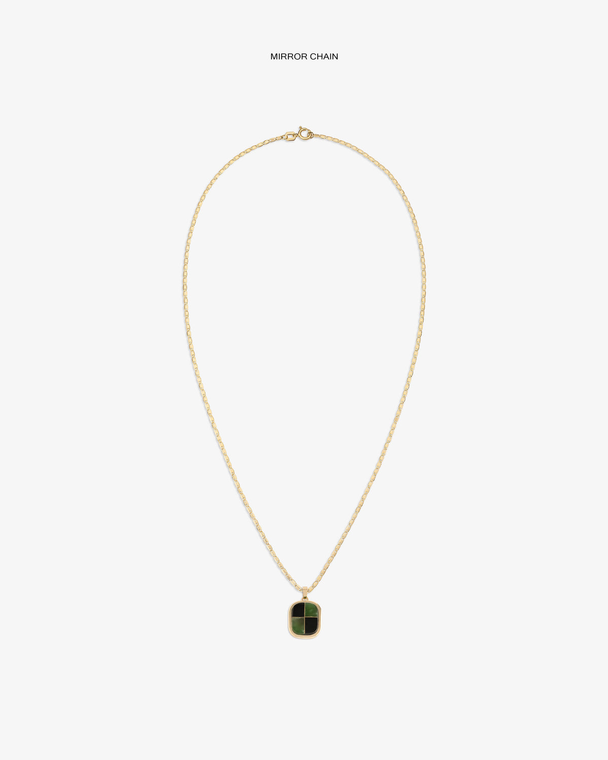 Aimé Leon Dore Great Value - 14Kt Gold Mosaic Pendant Evening blue