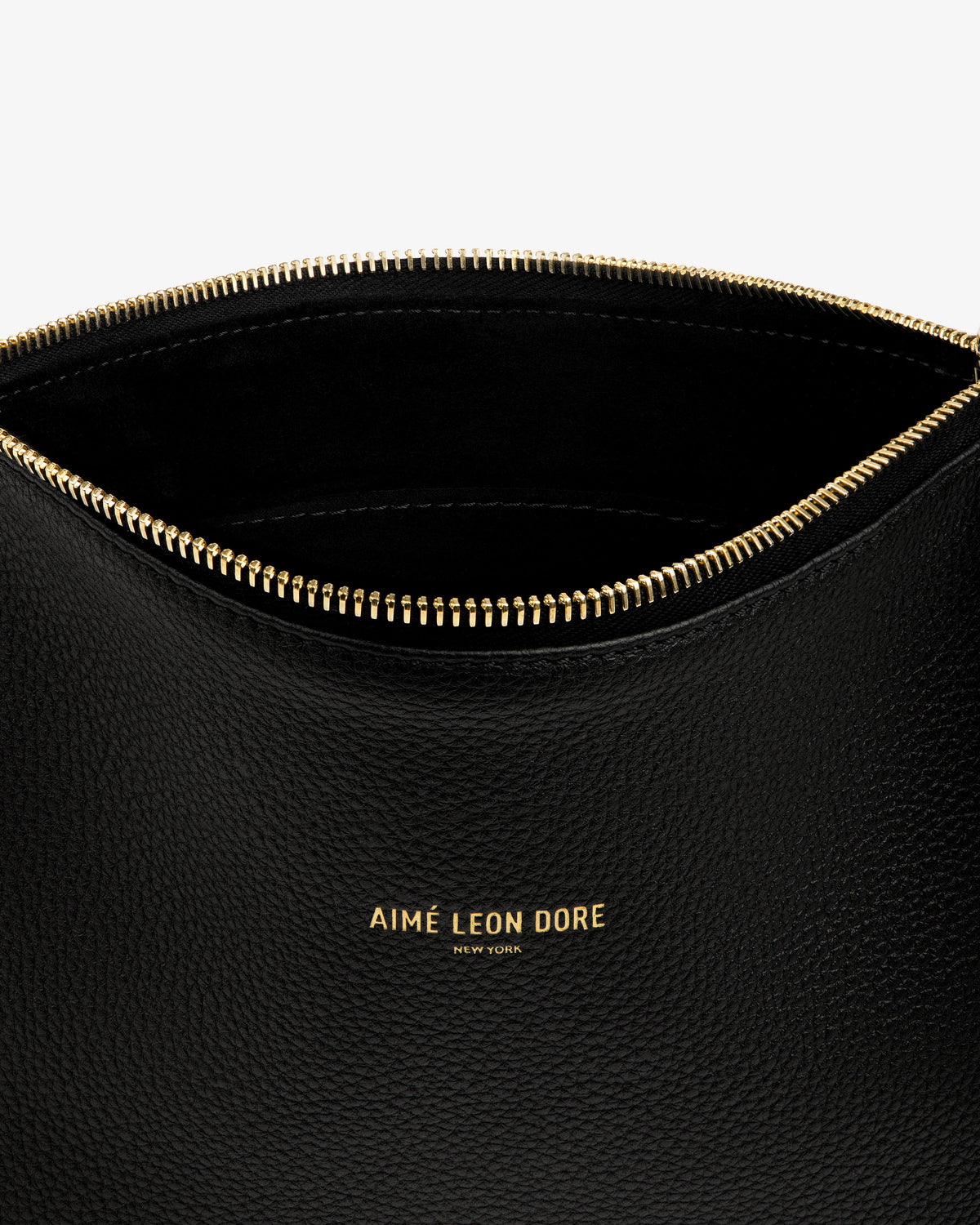 Aimé Leon Dore Recommended - Small Leather Pouch Jet black