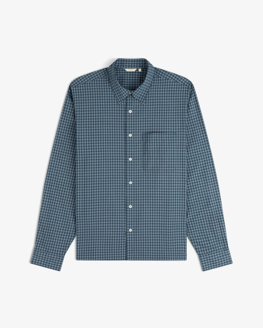 Aimé Leon Dore Sale - Plaid Casual Shirt Blue plaid