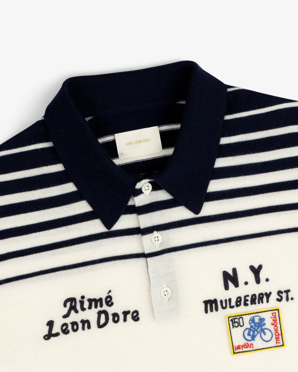 Aimé Leon Dore Premium - Merino Wool Knit Cycling Polo Pristine