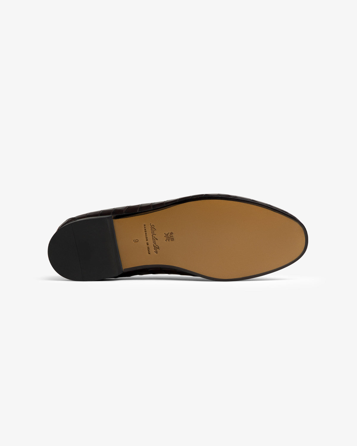 Aimé Leon Dore Latest - Croc-Embossed Crest Salóni Loafer Espresso