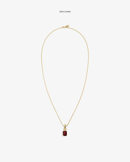 Aimé Leon Dore Best Seller - 14Kt Gold Crest Gemstone Pendant Evening blue