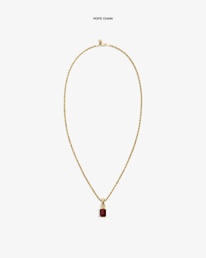 Aimé Leon Dore Best Seller - 14Kt Gold Crest Gemstone Pendant Evening blue