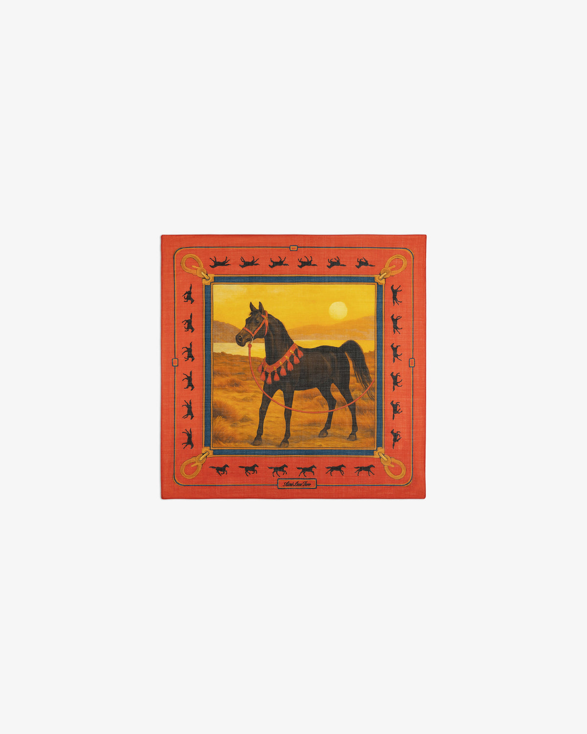 Aimé Leon Dore Signature - Bayard Silk Bandana Evening blue