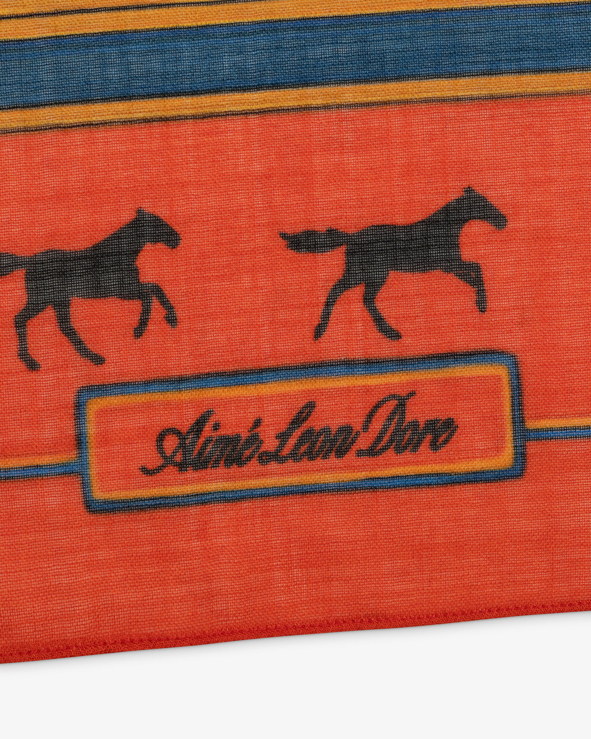 Aimé Leon Dore Signature - Bayard Silk Bandana Evening blue