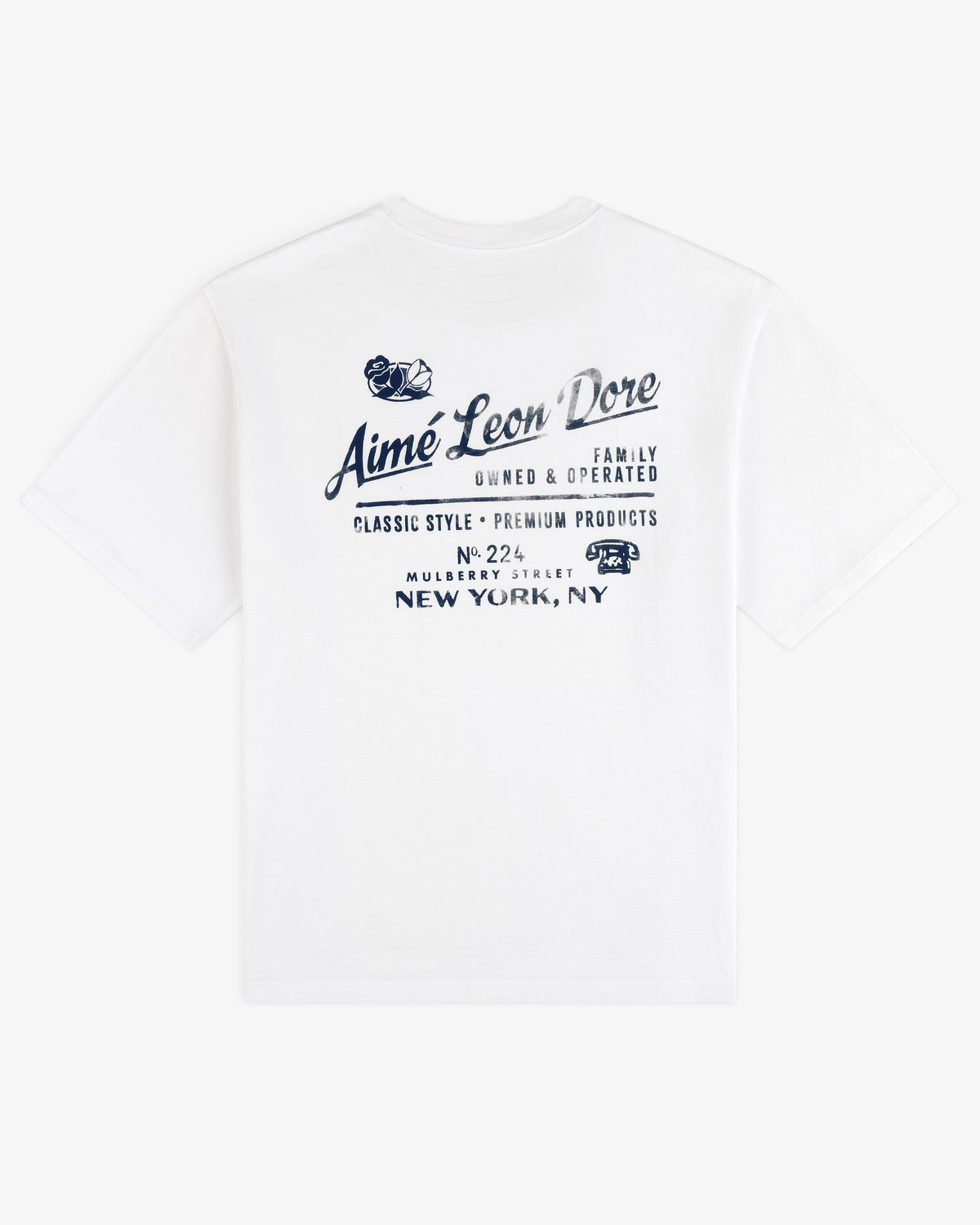 Aimé Leon Dore Popular - Neighborhood Tee Bright white