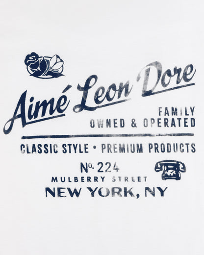 Aimé Leon Dore Popular - Neighborhood Tee Bright white