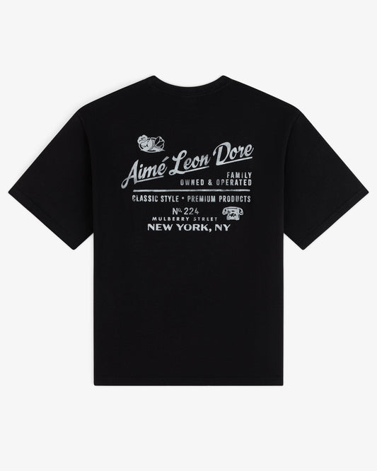 Aimé Leon Dore Everyday - Neighborhood Tee Jet black
