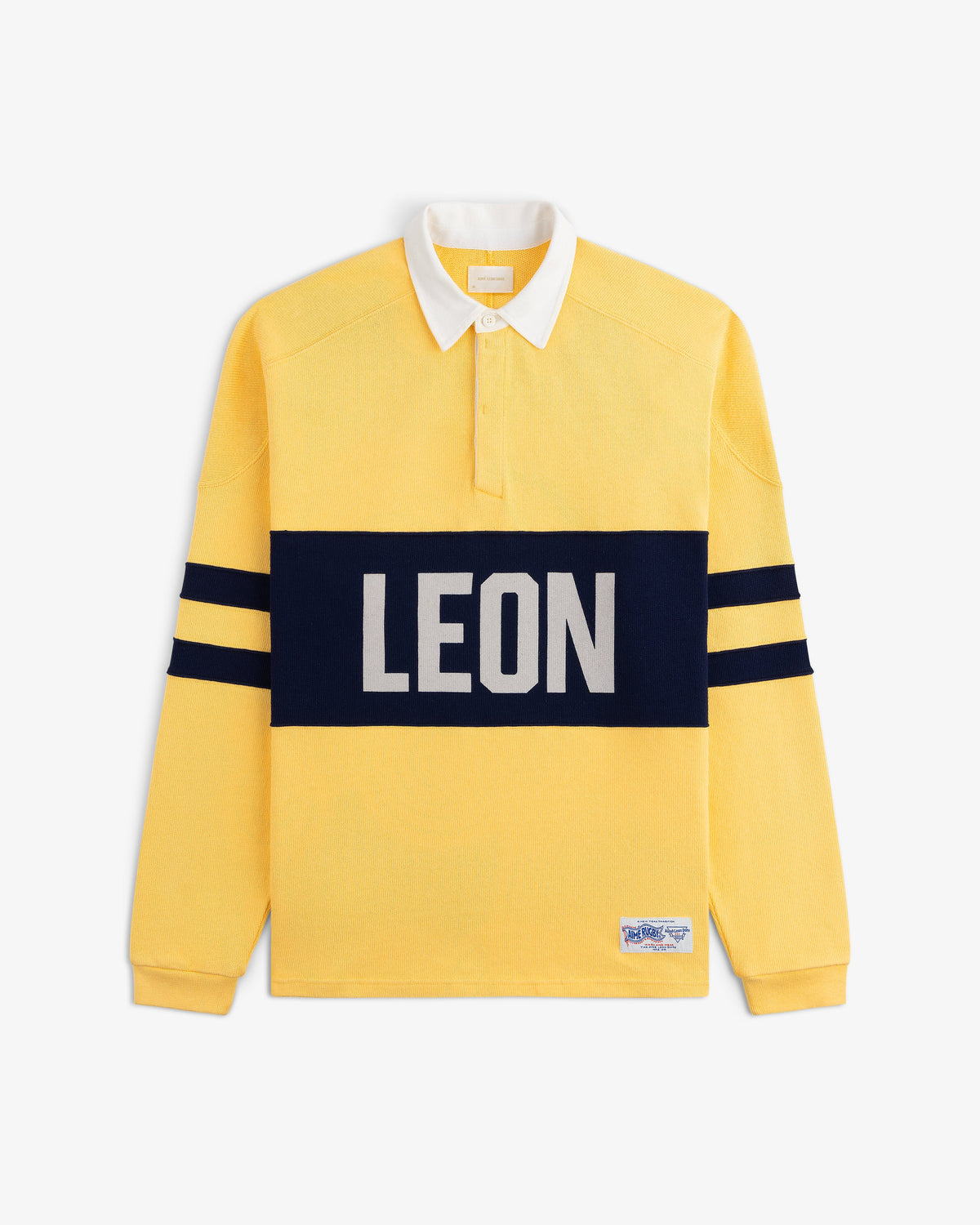 Aimé Leon Dore Exclusive - Leon Dore Collegiate Rugby Cornsilk