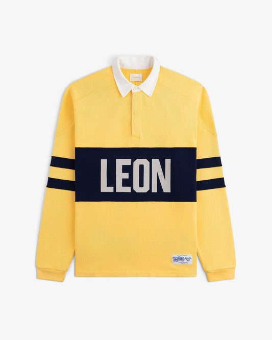 Aimé Leon Dore Exclusive - Leon Dore Collegiate Rugby Cornsilk