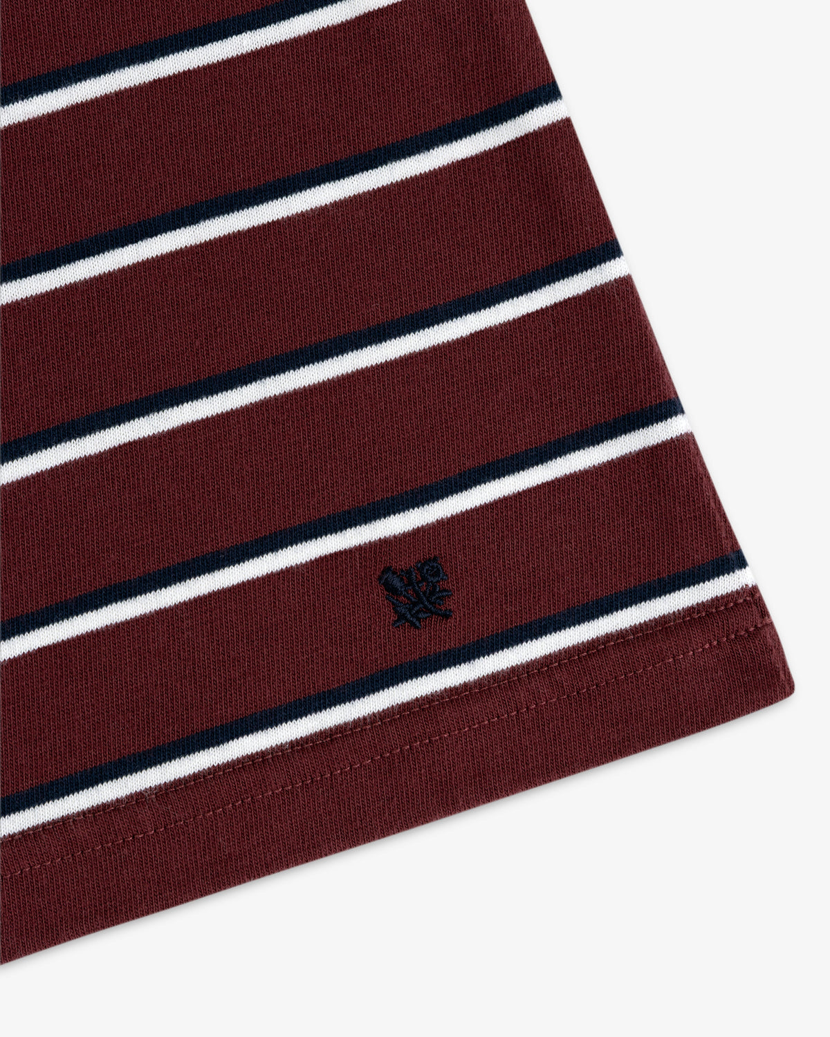 Aimé Leon Dore Best Price - Yarn Dyed Striped Tee Chocolate truffle