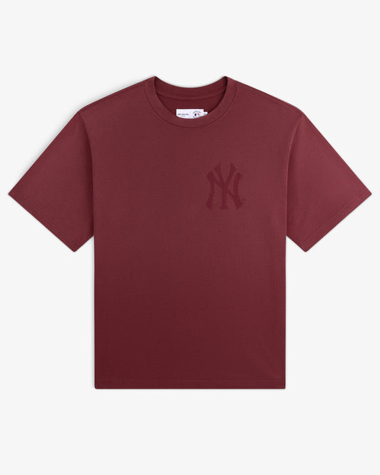 Aimé Leon Dore Discount - Yankees Washed Logo Tee Cordovan