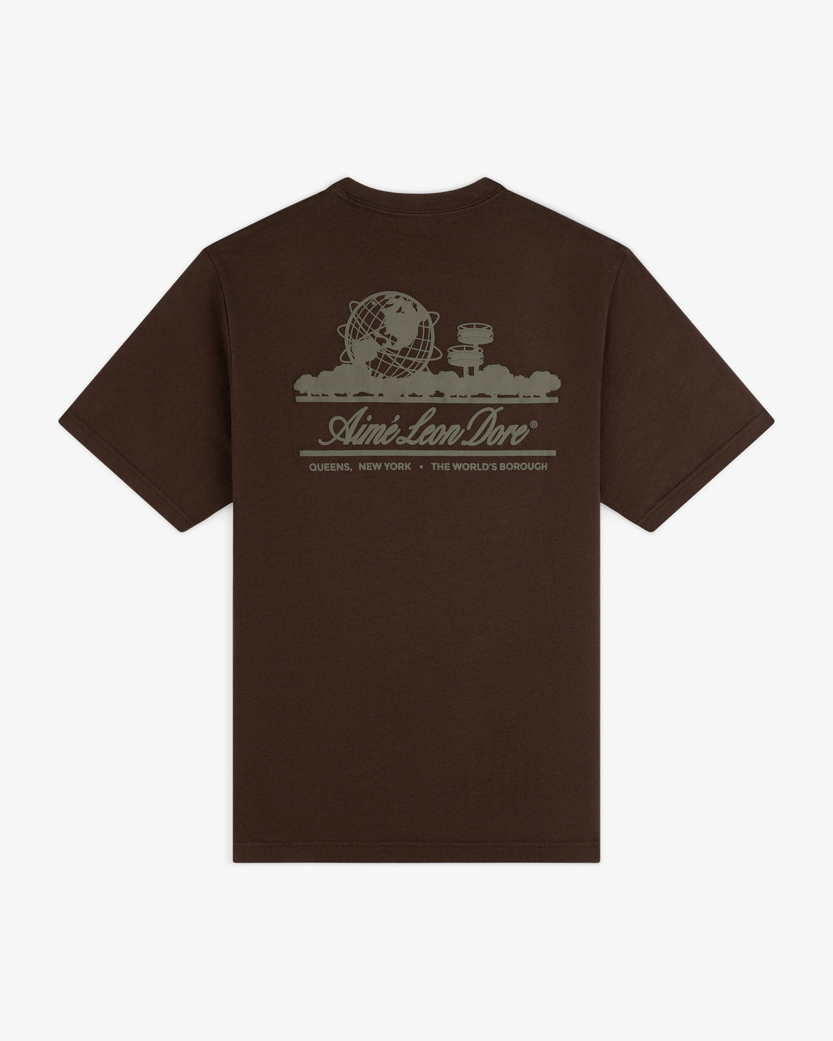 Aimé Leon Dore New - Unisphere Tee Coffee bean
