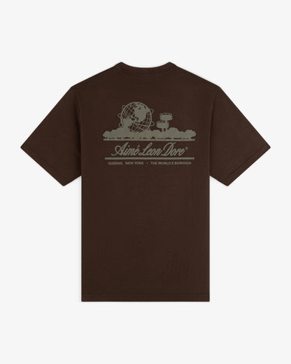 Aimé Leon Dore New - Unisphere Tee Coffee bean