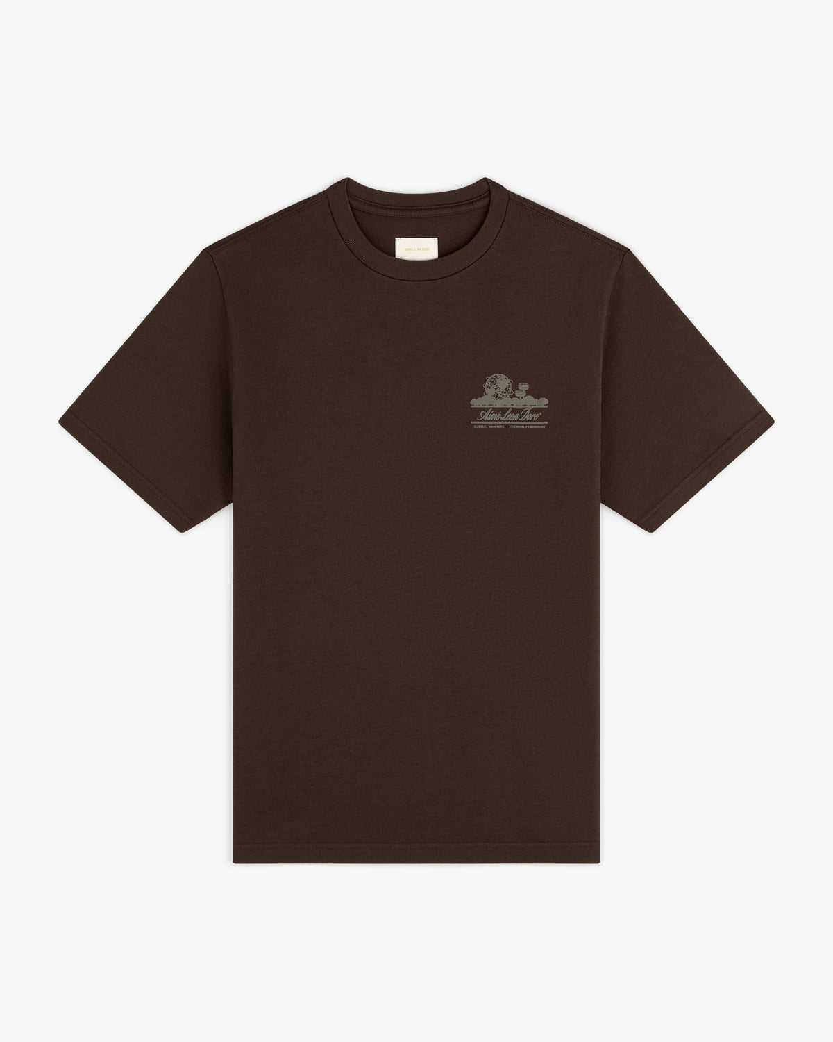 Aimé Leon Dore New - Unisphere Tee Coffee bean
