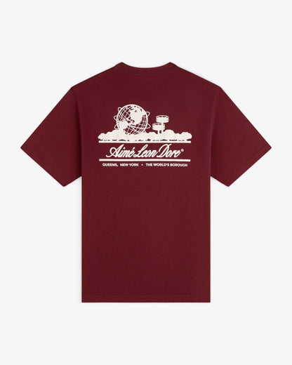 Aimé Leon Dore Featured - Unisphere Tee Cordovan