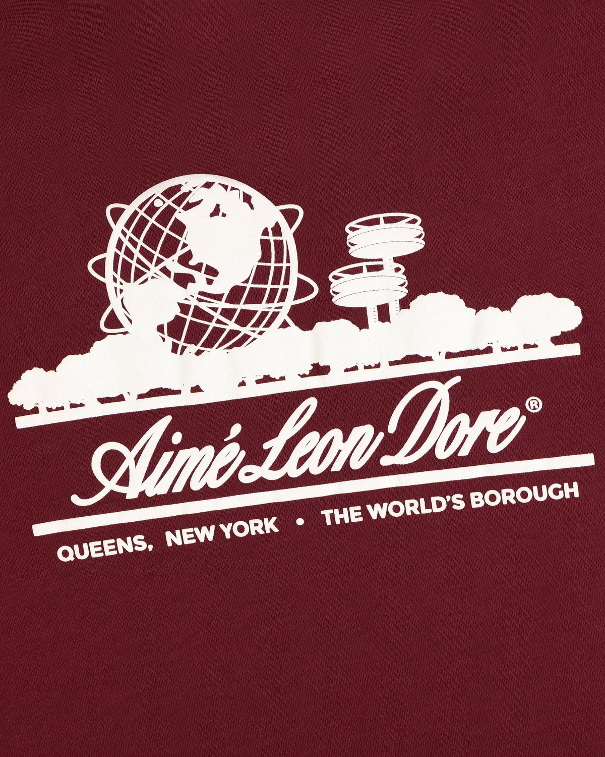 Aimé Leon Dore Featured - Unisphere Tee Cordovan