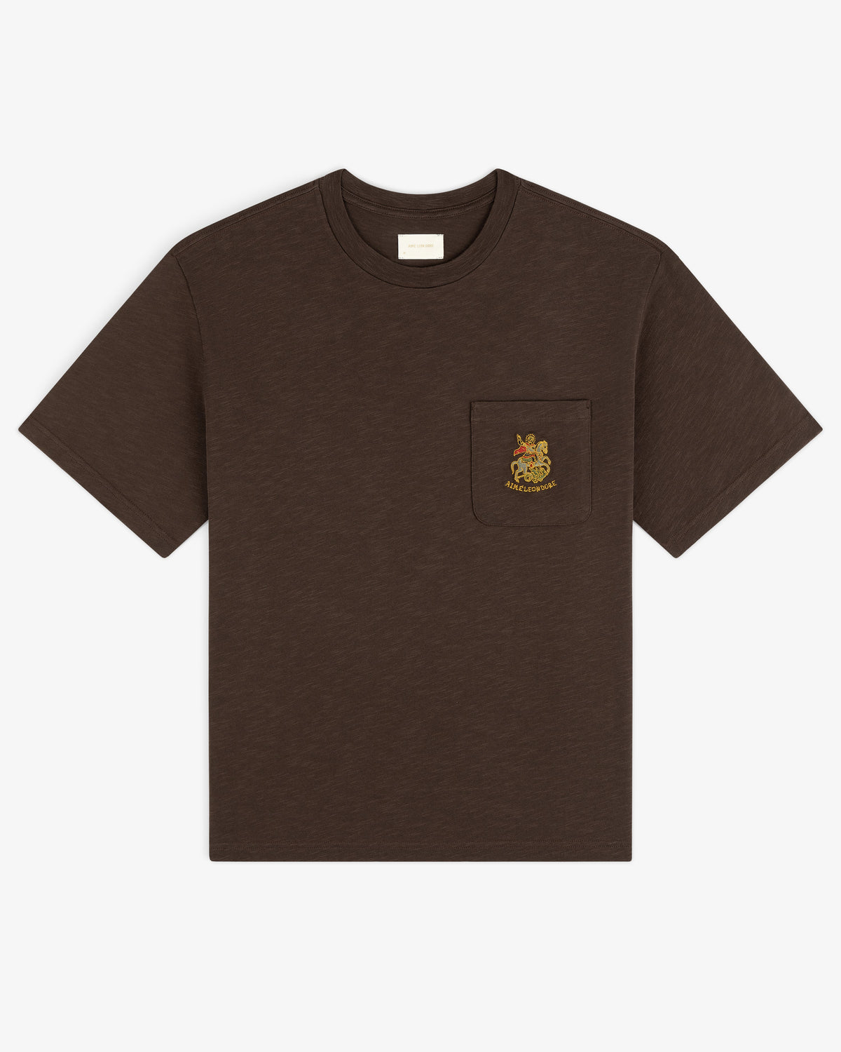 Aimé Leon Dore Exclusive - Saint George Slub Pocket Tee Coffee bean