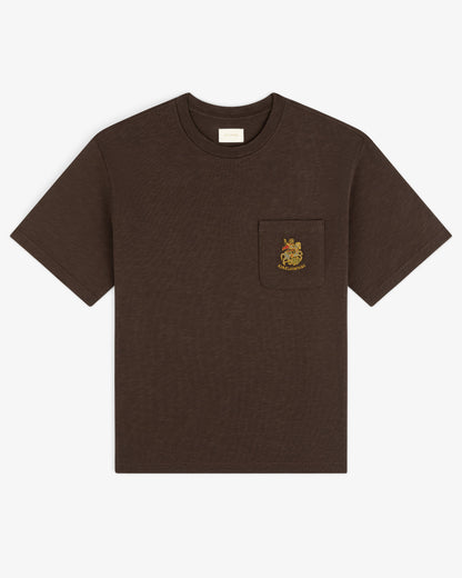 Aimé Leon Dore Exclusive - Saint George Slub Pocket Tee Coffee bean