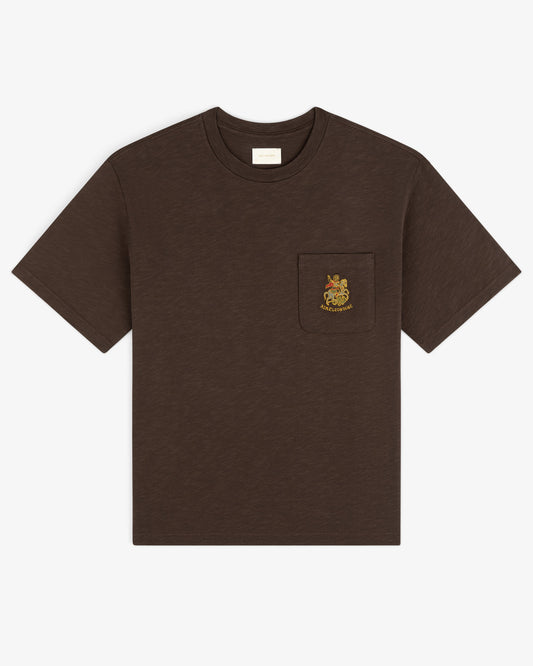 Aimé Leon Dore Exclusive - Saint George Slub Pocket Tee Coffee bean