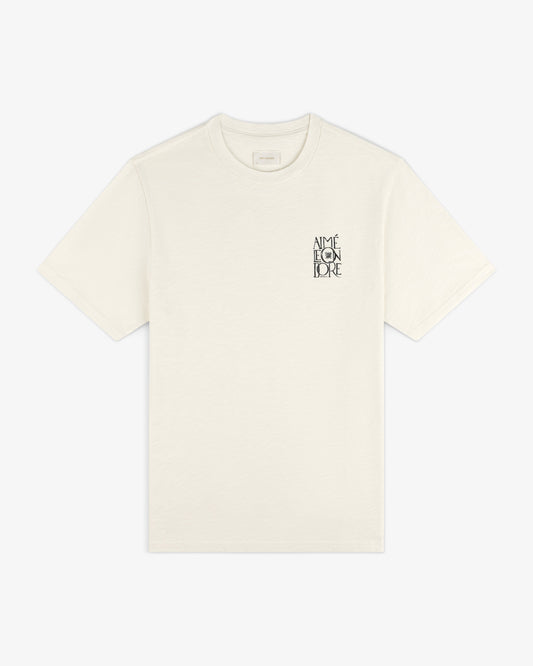 Aimé Leon Dore Deals - Stacked Logo Slub Tee Pristine