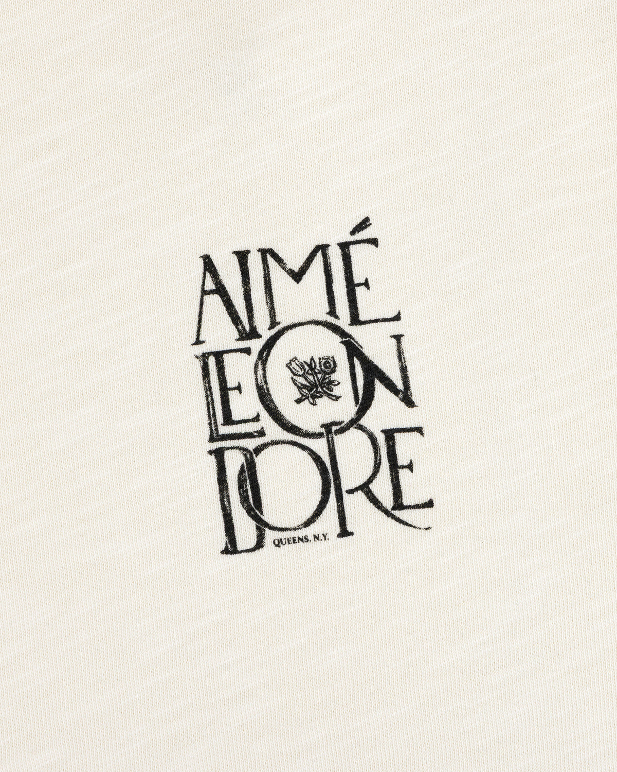 Aimé Leon Dore Deals - Stacked Logo Slub Tee Pristine