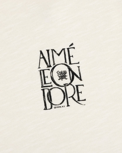 Aimé Leon Dore Deals - Stacked Logo Slub Tee Pristine