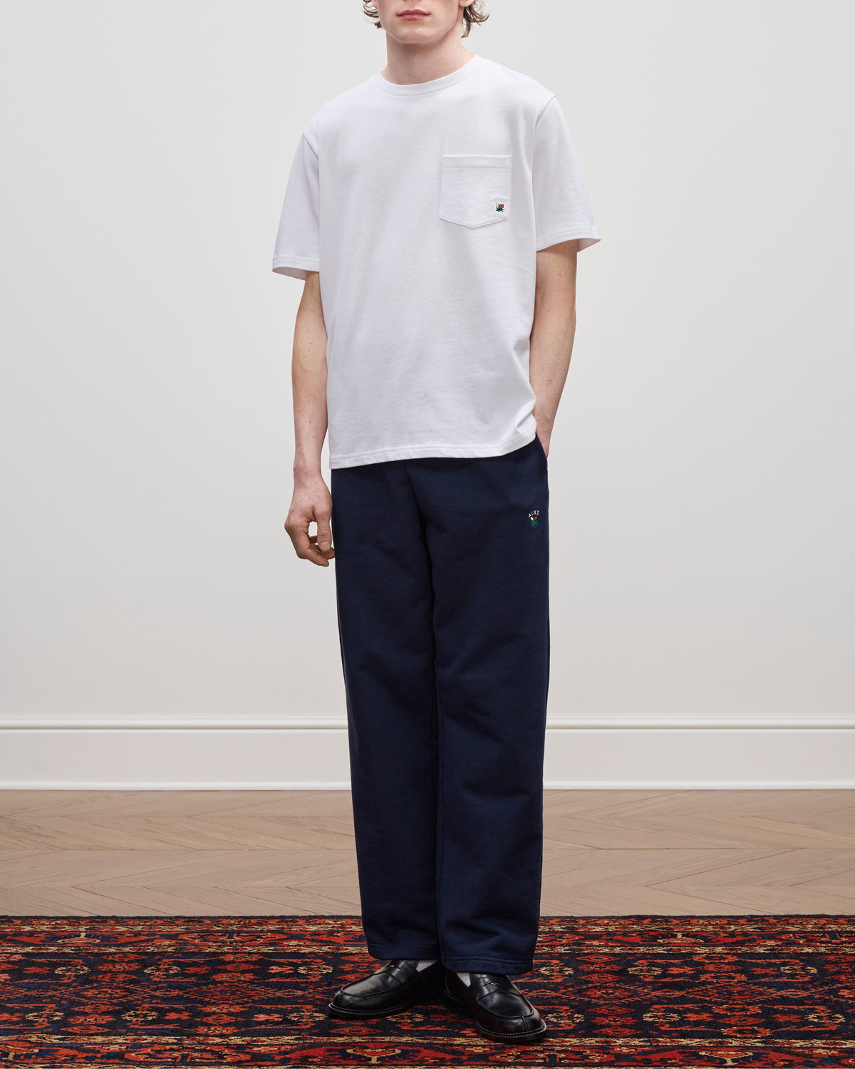 Aimé Leon Dore Best Seller - Crest Pocket Tee Evening blue