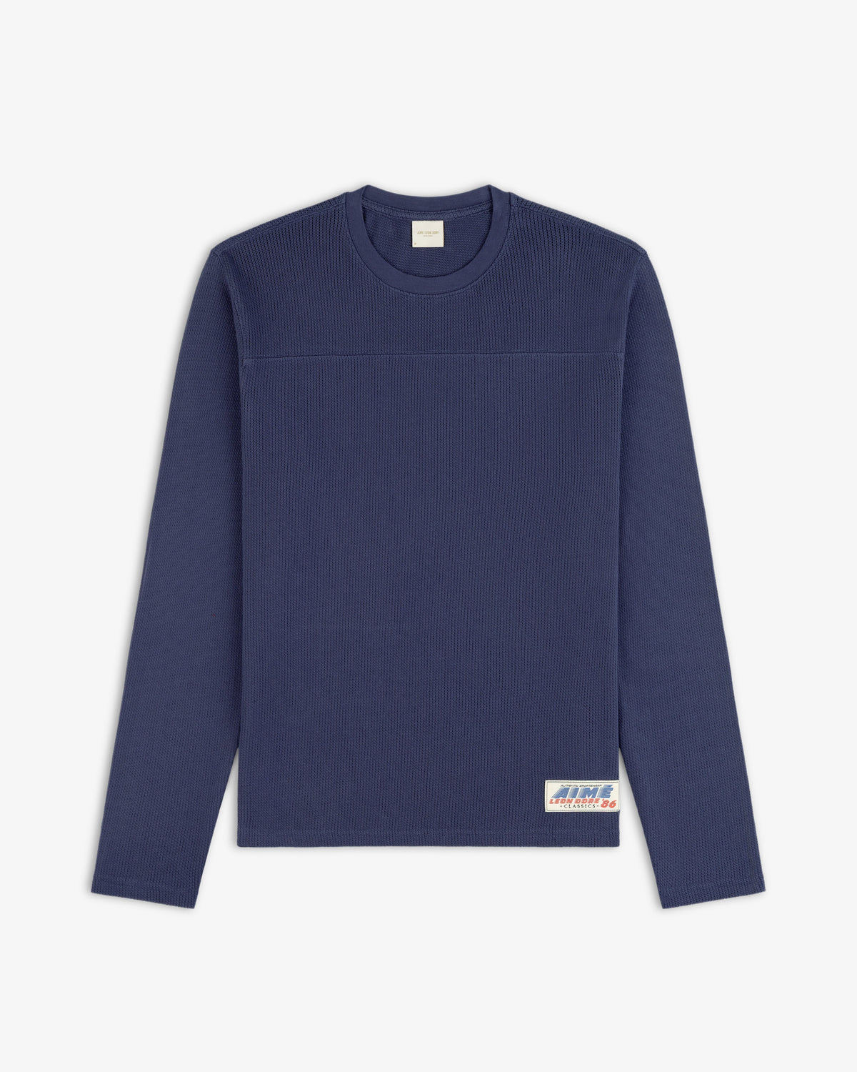 Aimé Leon Dore Trusted - Long-Sleeve Mesh Football Tee Crown blue