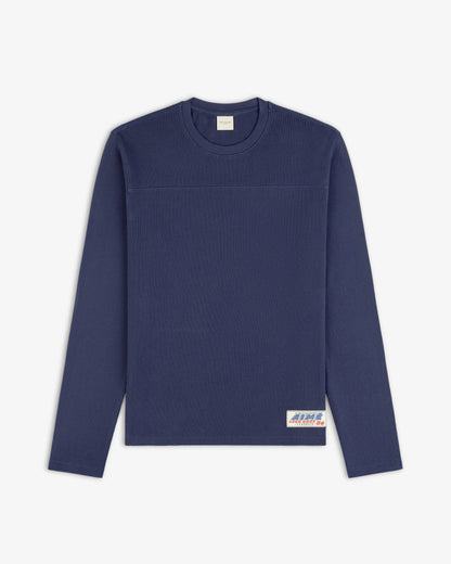 Aimé Leon Dore Trusted - Long-Sleeve Mesh Football Tee Crown blue