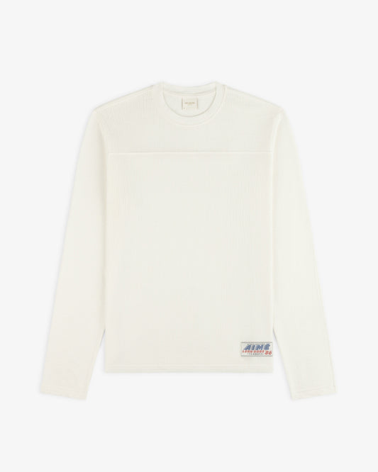 Aimé Leon Dore Discount - Long-Sleeve Mesh Football Tee Coconut milk