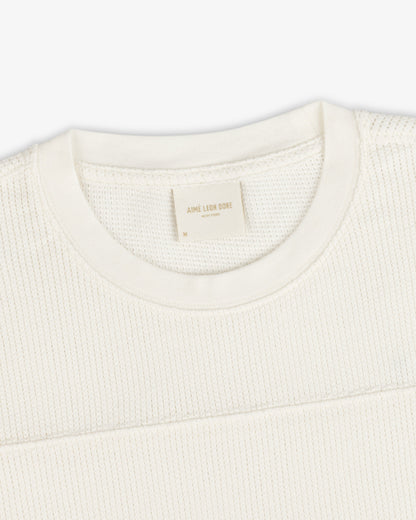 Aimé Leon Dore Discount - Long-Sleeve Mesh Football Tee Coconut milk
