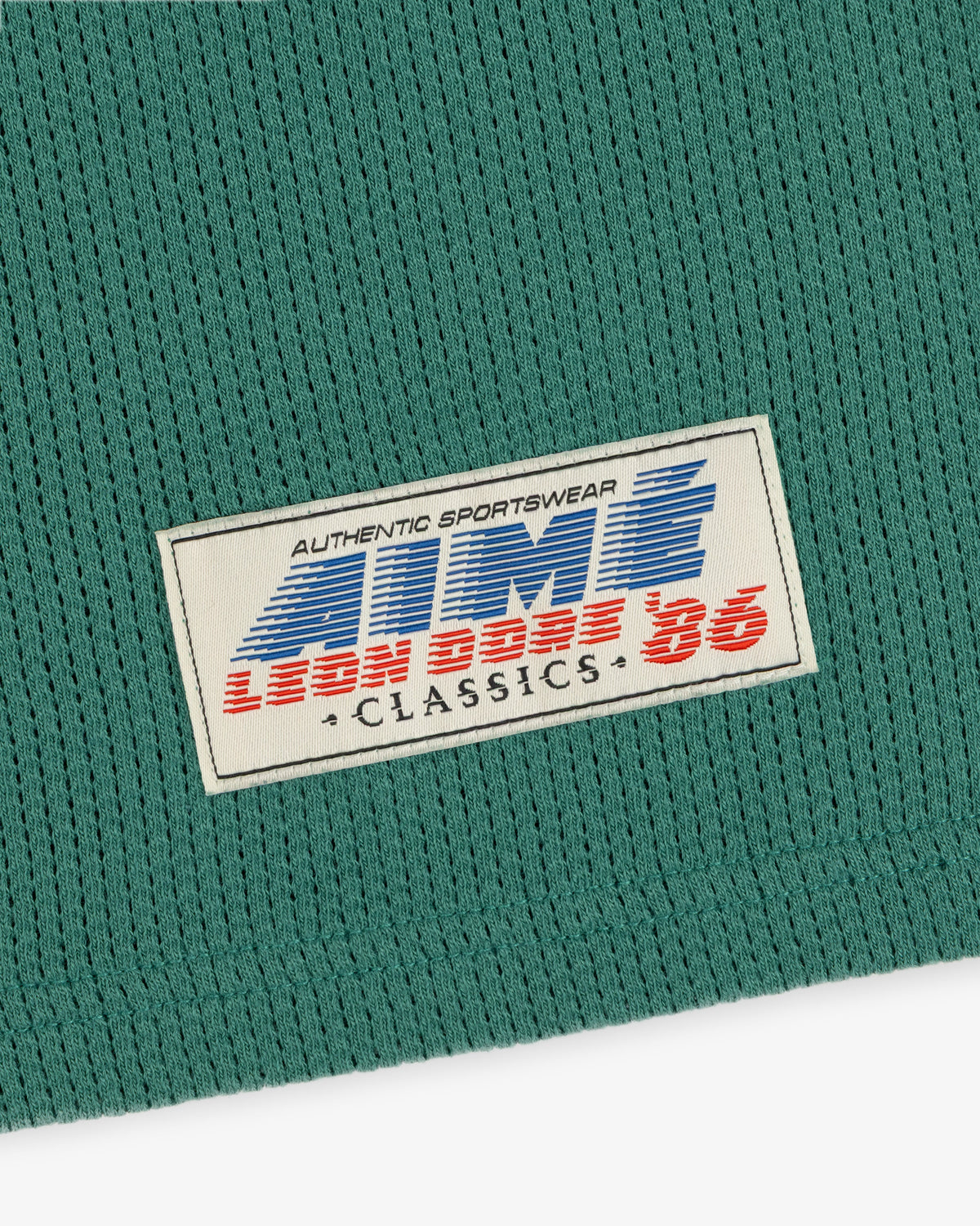 Aimé Leon Dore Top Pick - Long-Sleeve Mesh Football Tee Pine green