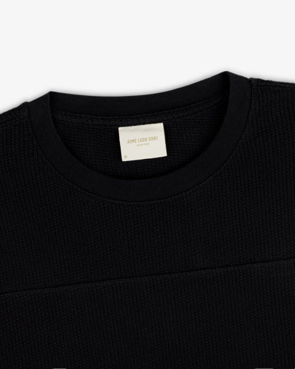 Aimé Leon Dore Best Price - Long-Sleeve Mesh Football Tee Jet black
