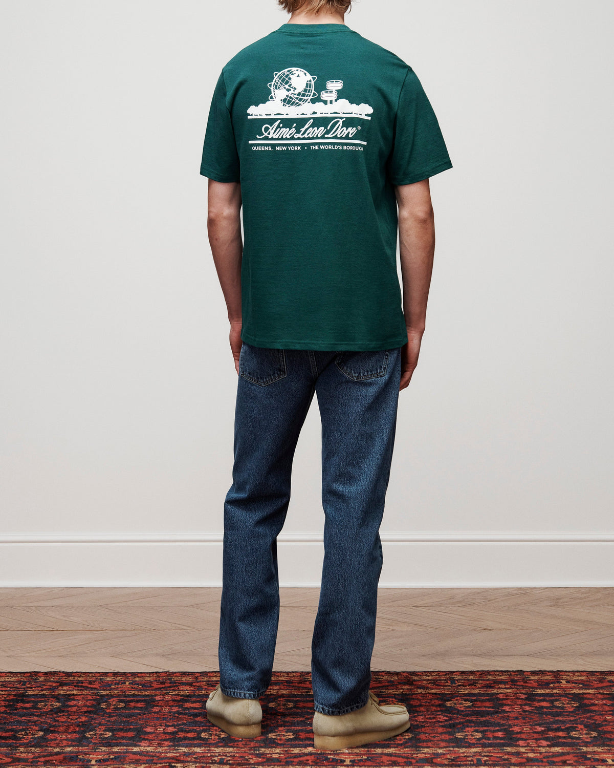 Aimé Leon Dore Popular - Unisphere Tee Botanical green