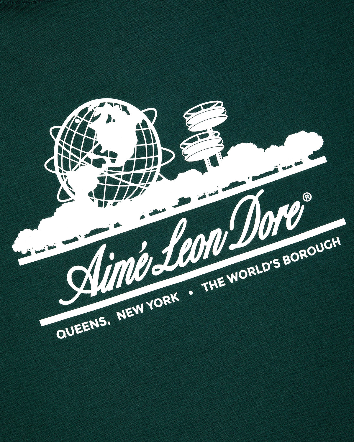 Aimé Leon Dore Popular - Unisphere Tee Botanical green