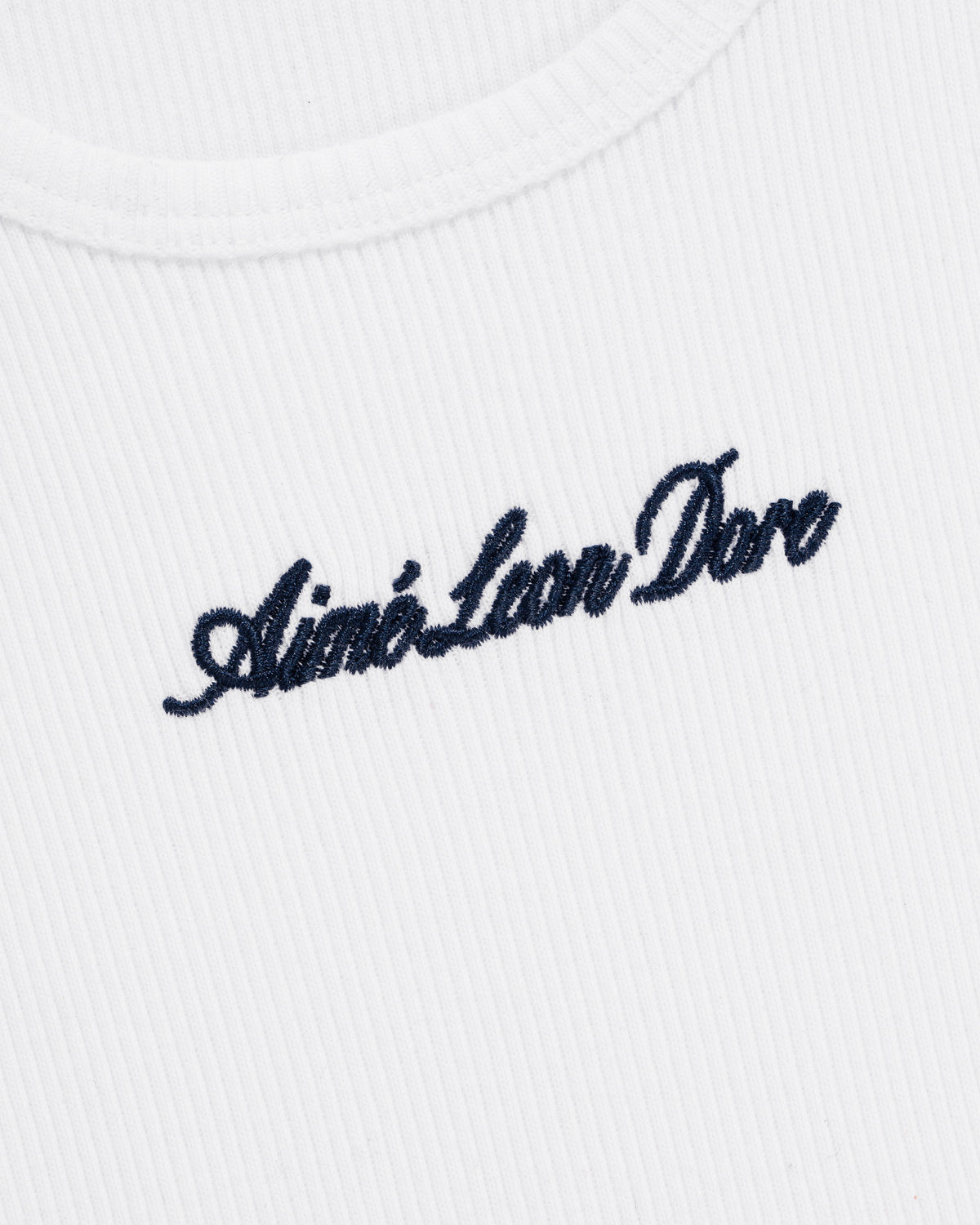 Aimé Leon Dore Best Price - Embroidered Logo Tank Top Bright white