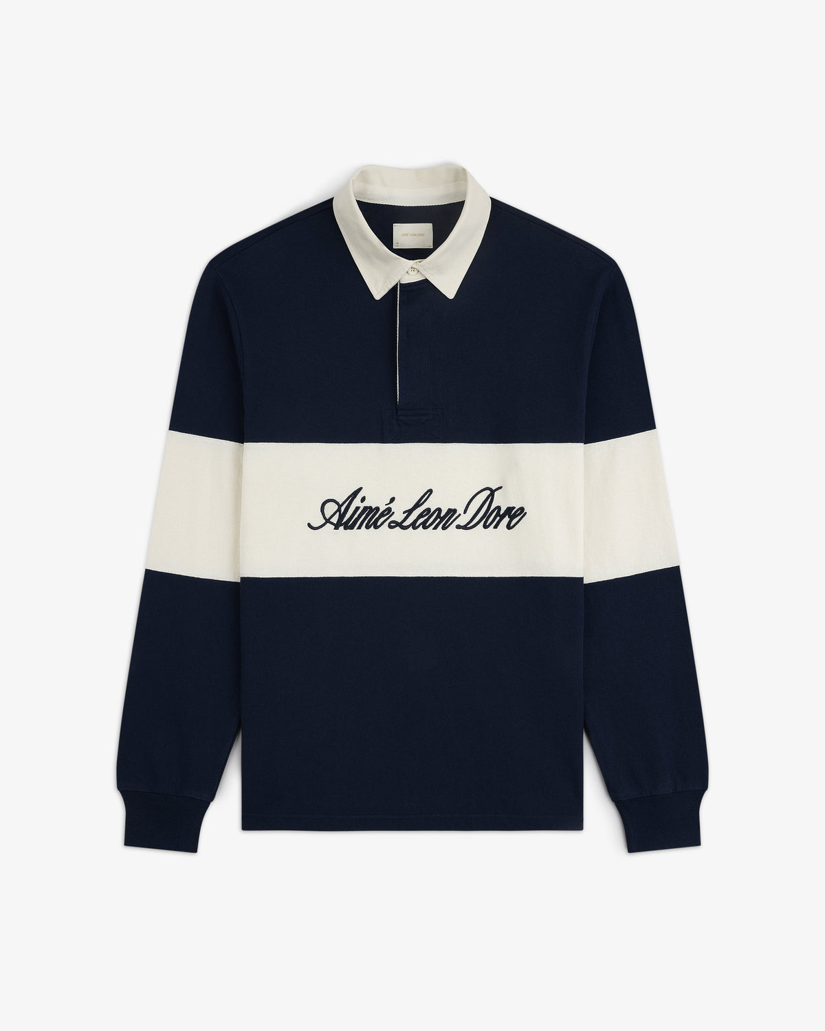 Aimé Leon Dore Quality - Script Paneled Rugby Navy blazer
