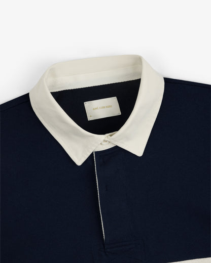 Aimé Leon Dore Quality - Script Paneled Rugby Navy blazer