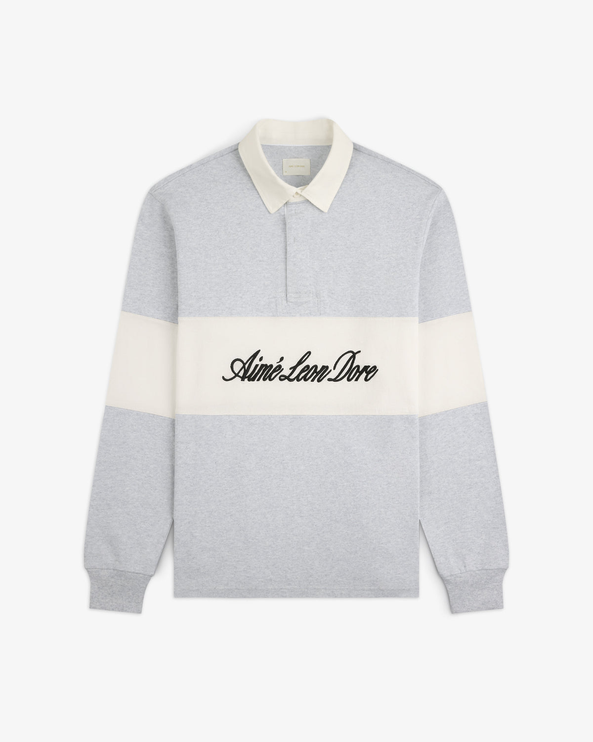 Aimé Leon Dore Featured - Script Paneled Rugby Silver mix