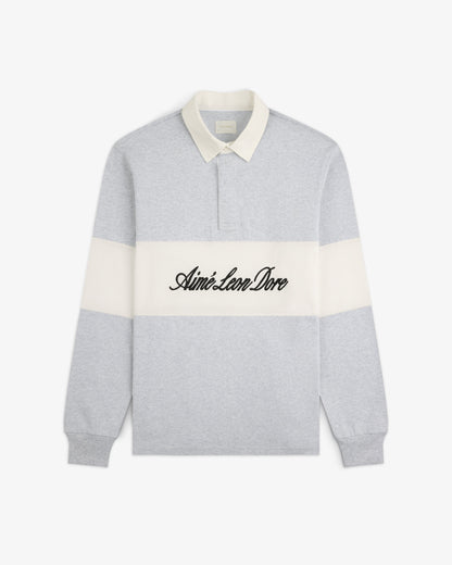 Aimé Leon Dore Featured - Script Paneled Rugby Silver mix